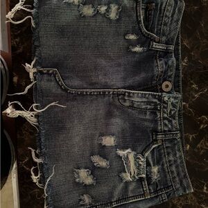 Amethyst Jean Skirt Dark Blue Denim